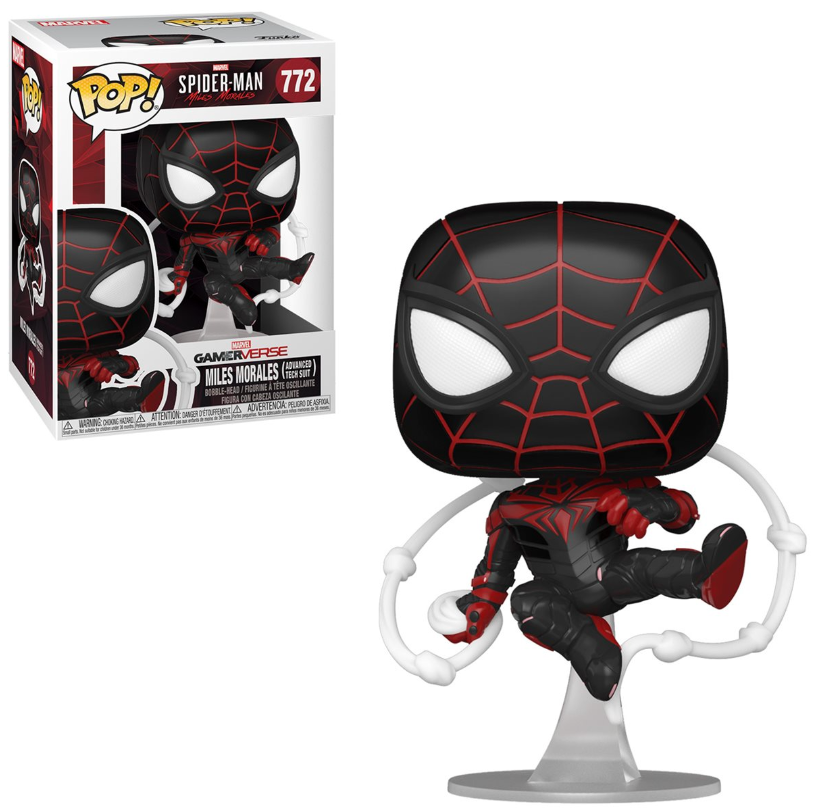 Marvel: Spider-Man - Miles Morales (Advanced Tech Suit) Pop! Vinyl Figure (772)