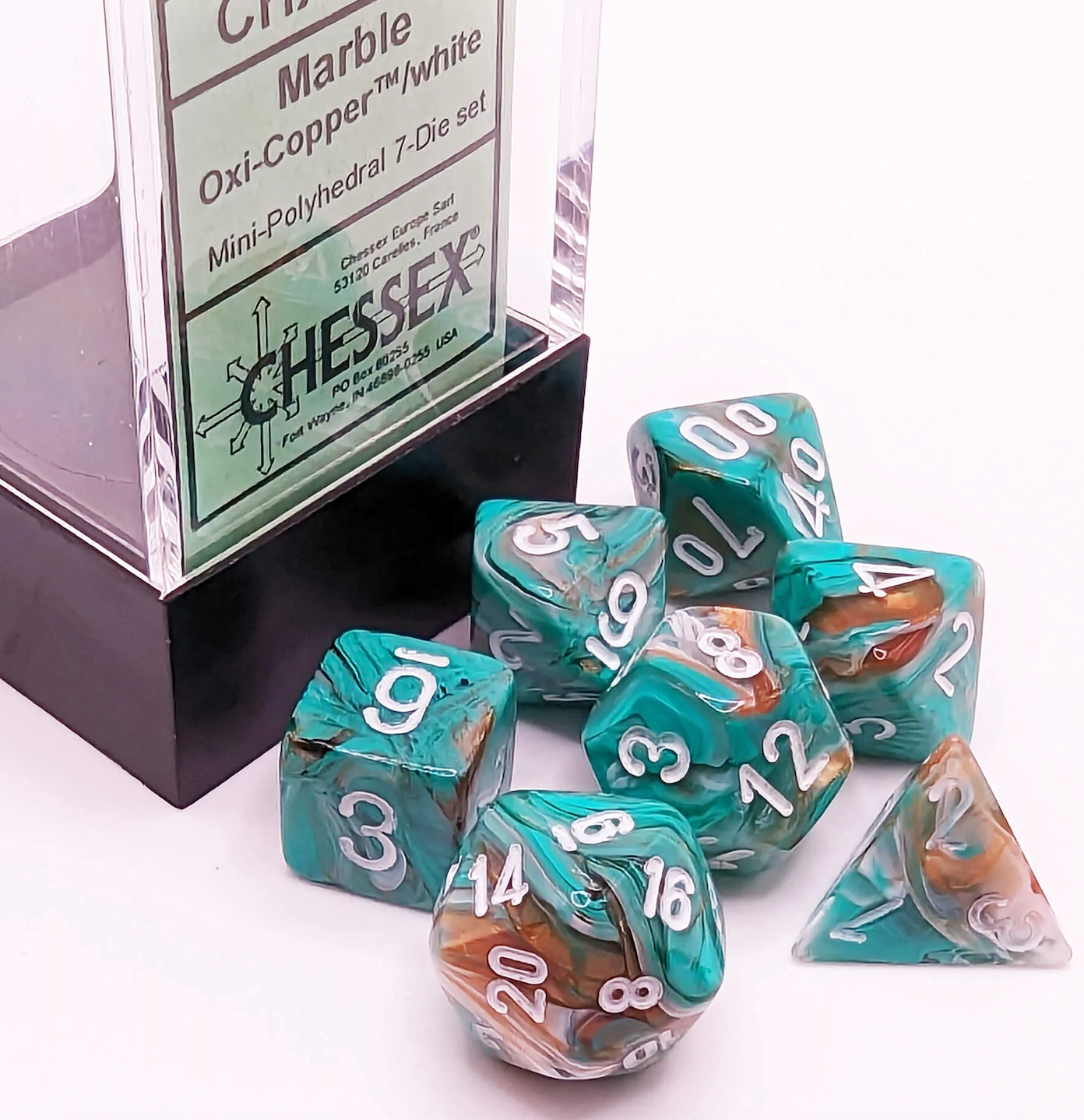 Chessex: Marble Mini 7-Die Set