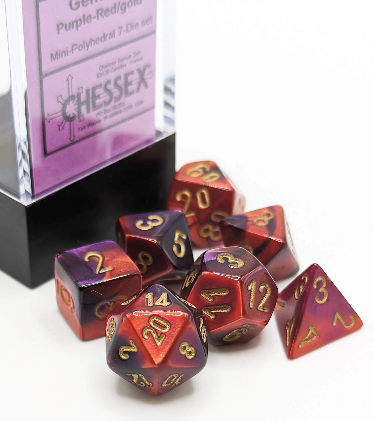 Chessex: Gemini Mini 7-Dice Set