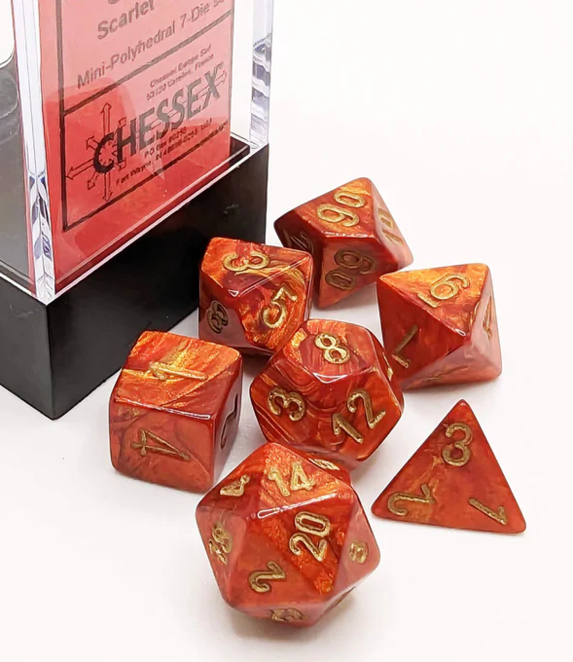 Chessex: Scarab Mini 7-Dice Set