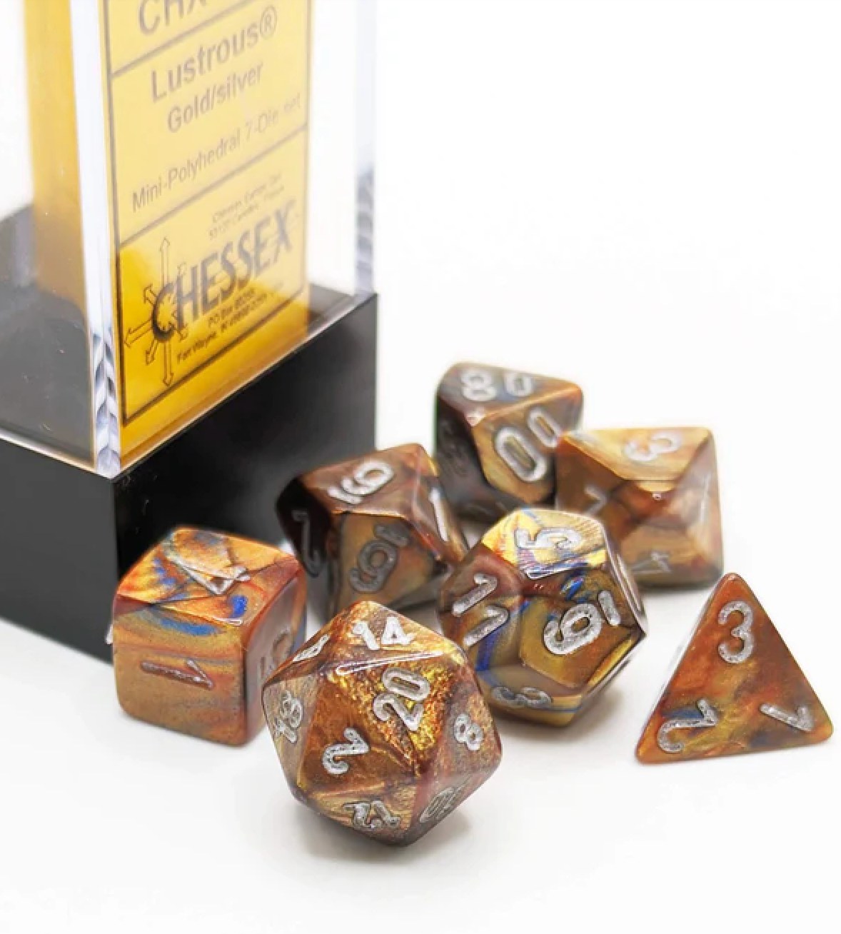 Chessex: Lustrous Mini 7-Dice Set