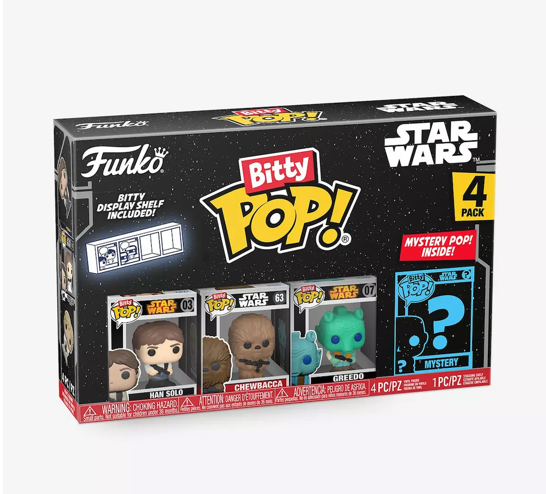 Star Wars: Han Solo Bitty Pop! Mini-Figure 4-Pack