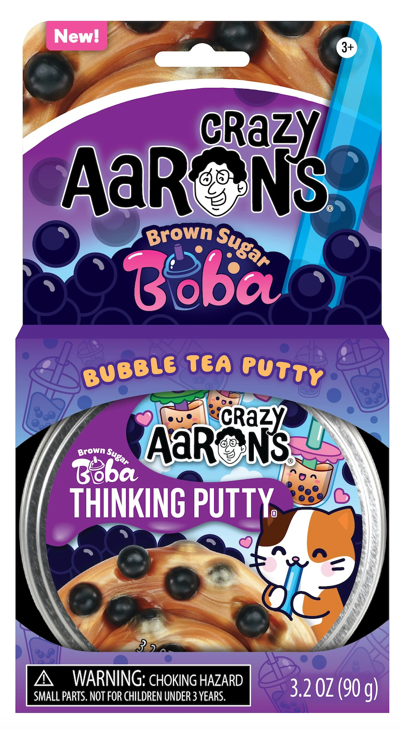 Crazy Aaron's Thinking Putty - Brown Sugar Boba