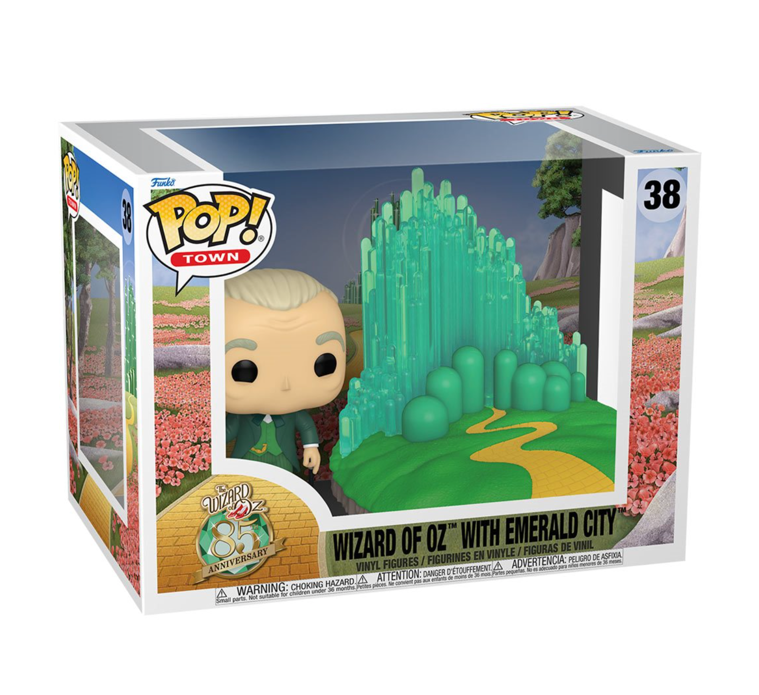 The Wizard of Oz 85th Anniversary: Wizard of Oz with Emerald City Pop! Vinyl Figure (38)