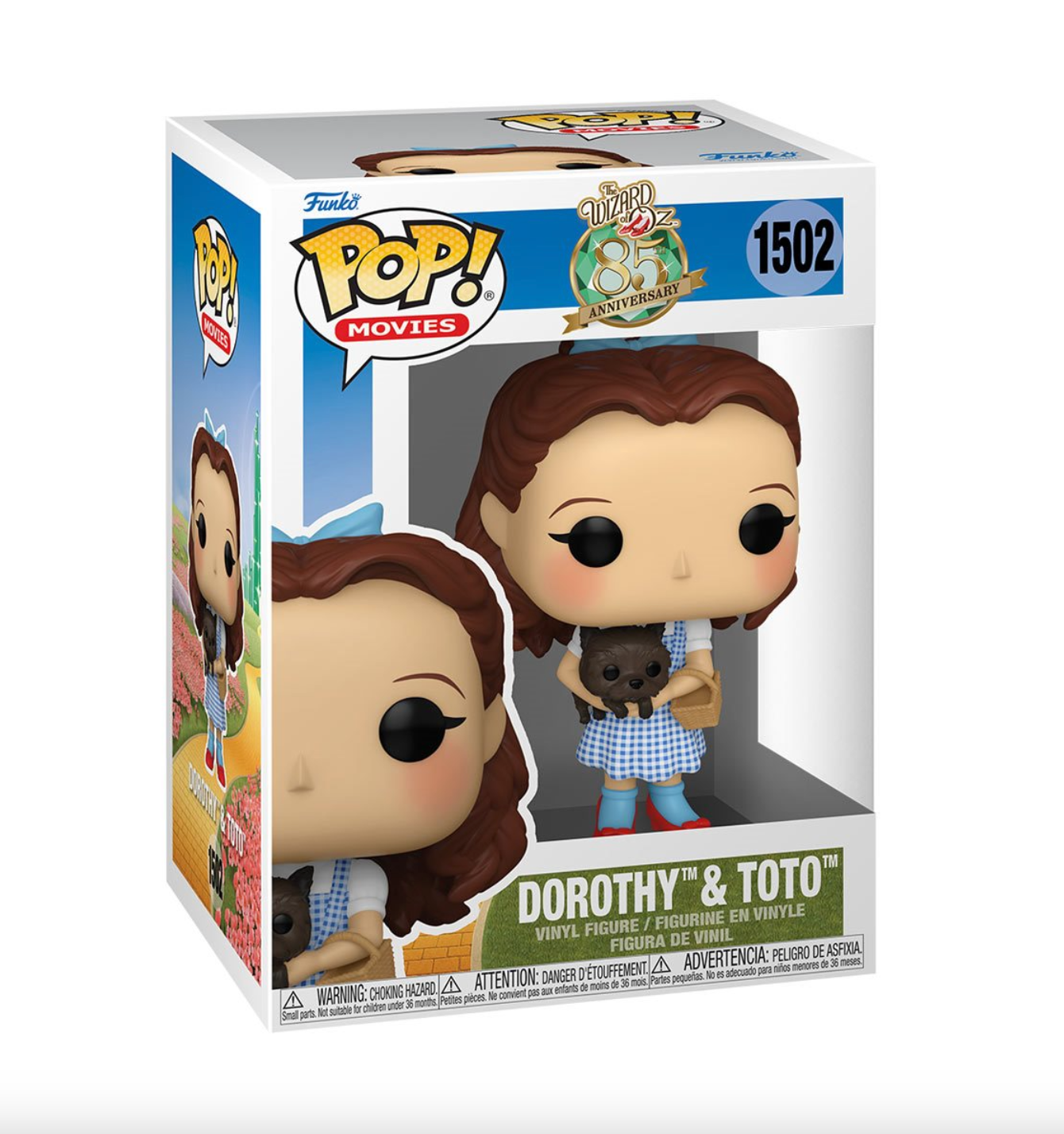 The Wizard of Oz 85th Anniversary: Dorothy & Toto Pop! Vinyl Figure (1502)