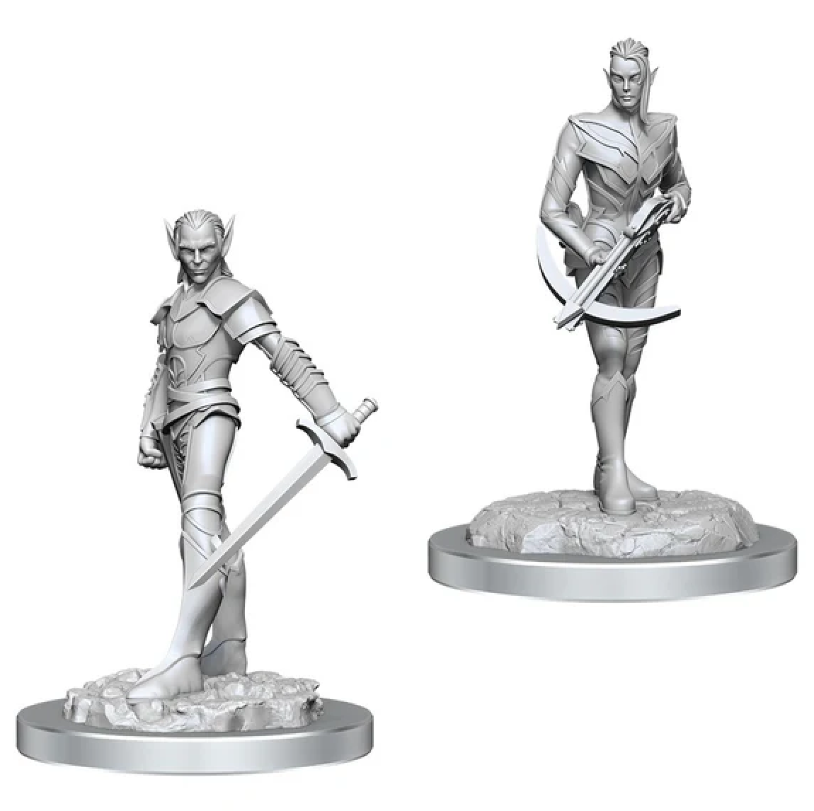 D&D Nolzur's Marvelous Unpainted Miniatures: Drow Fighters