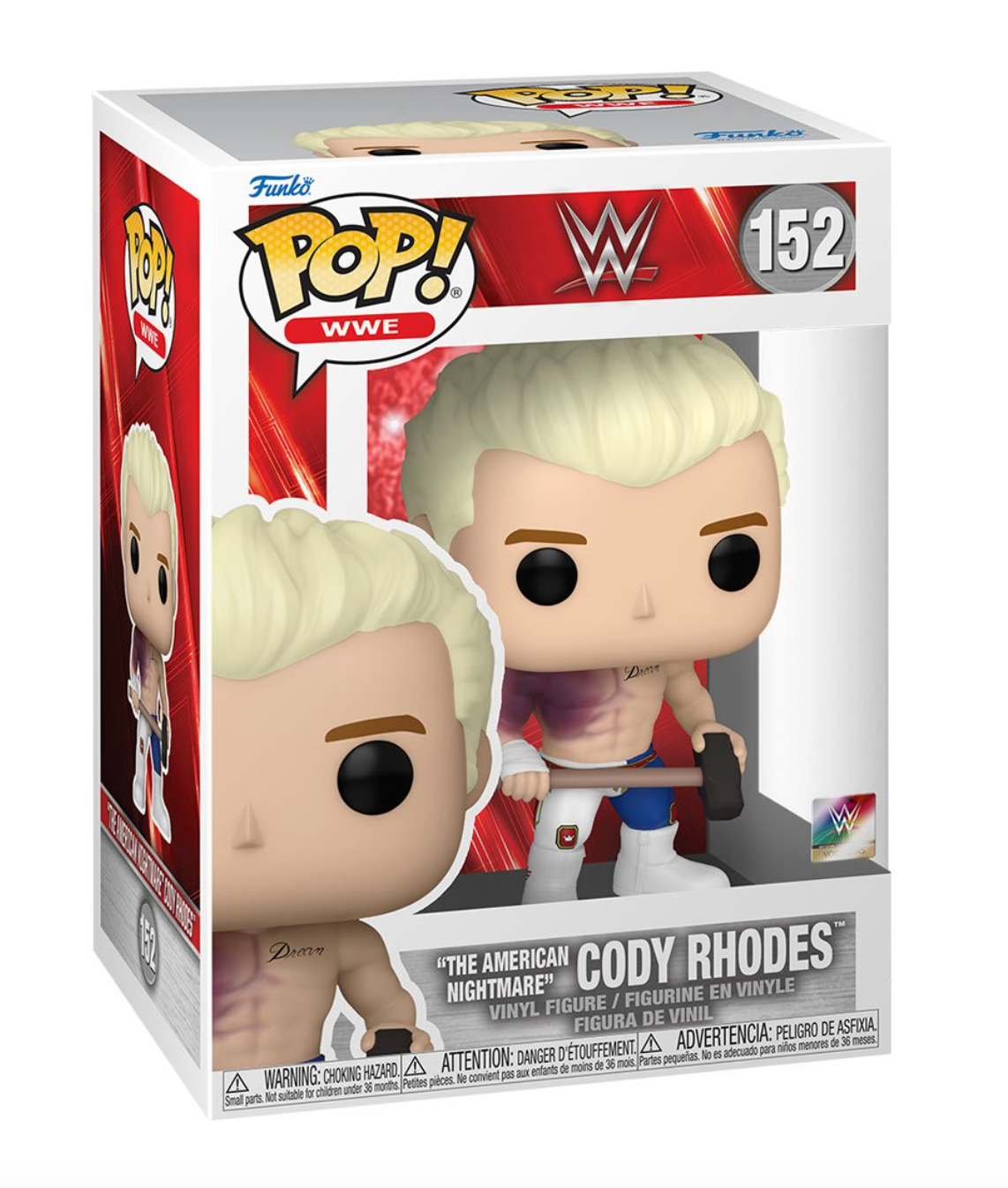 WWE: "The American Nightmare" Cody Rhodes Pop! Vinyl Figure (152)