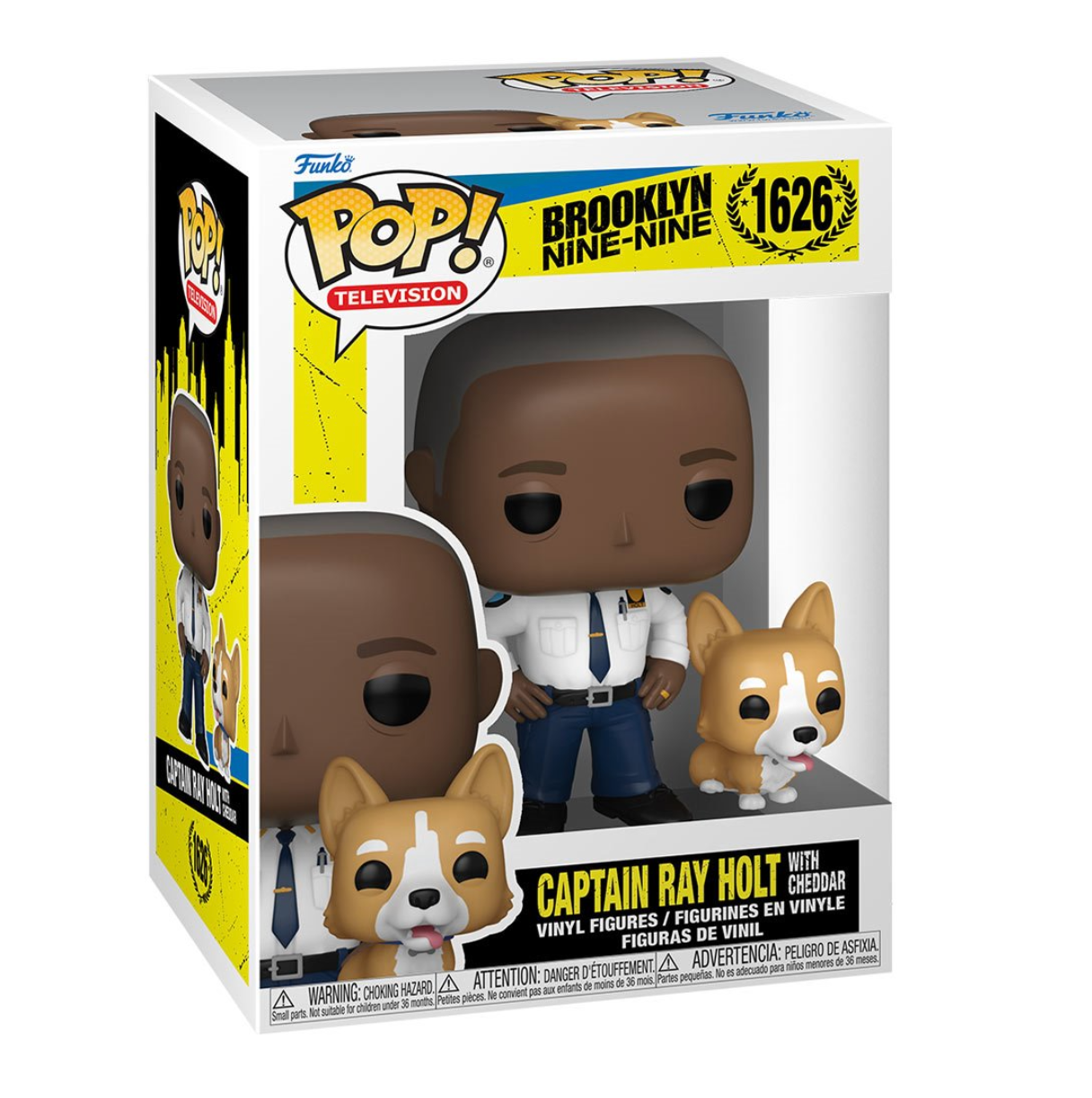 Brooklyn Nine-Nine: Captain Ray Holt with Cheddar Pop! Vinyl Figure (1626)