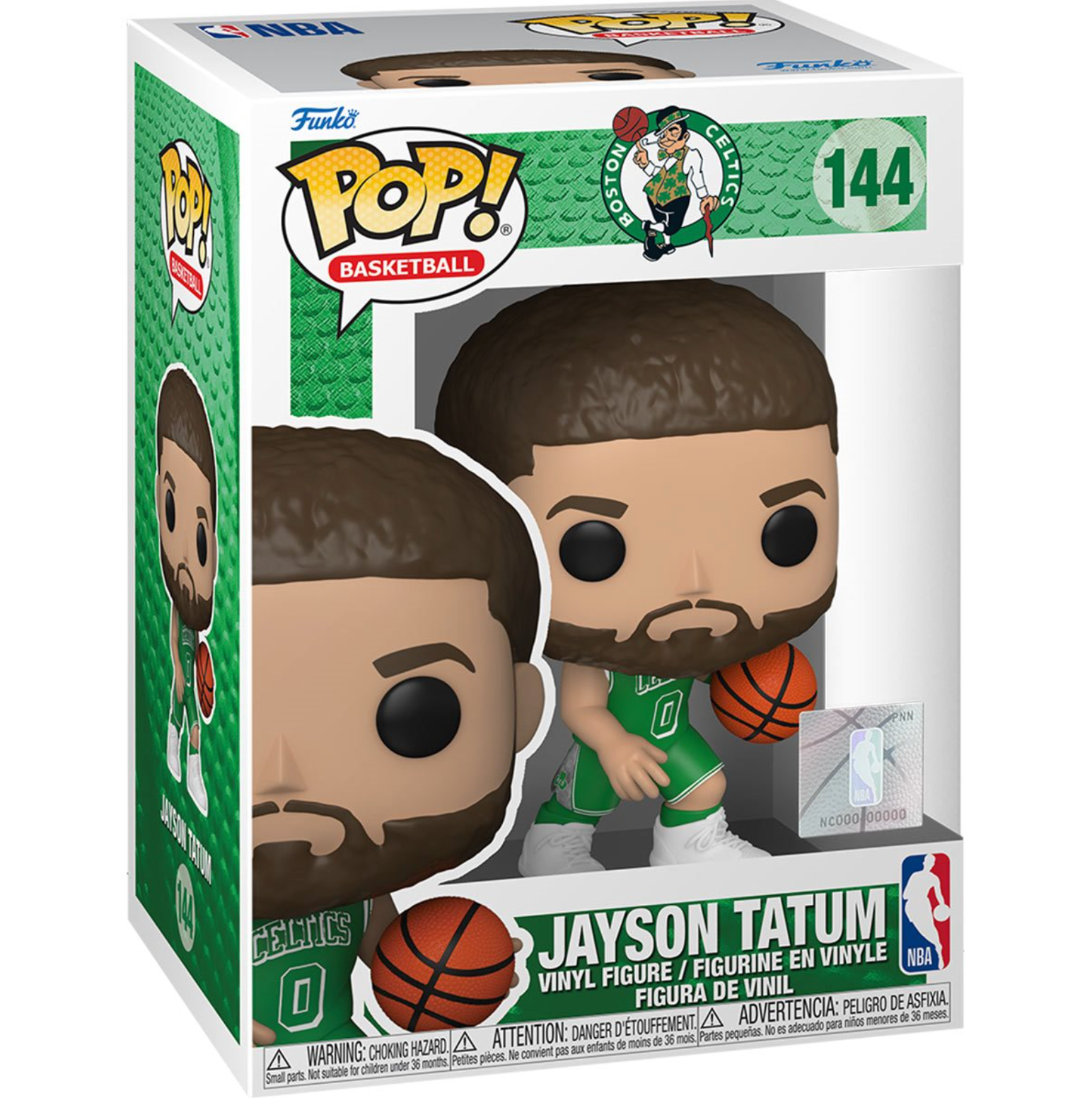 NBA: Boston Celtics - Jayson Tatum (City Edition) Pop! Vinyl Figure (144)