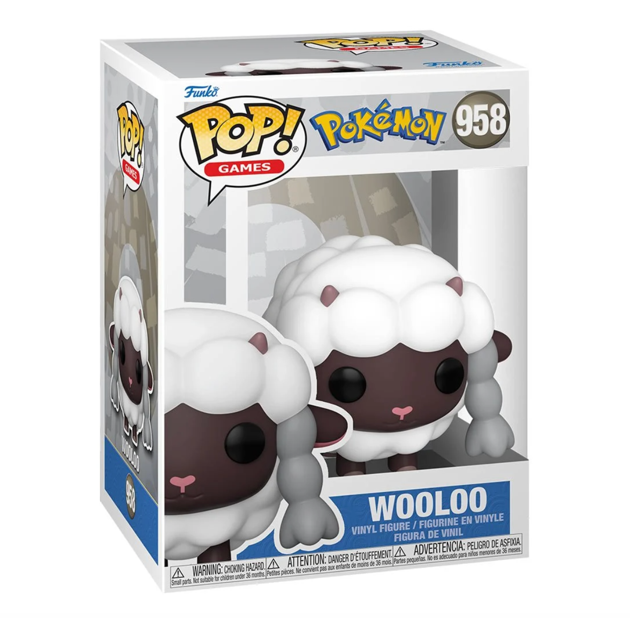 Pokemon: Wooloo Pop! Vinyl Figure (958)