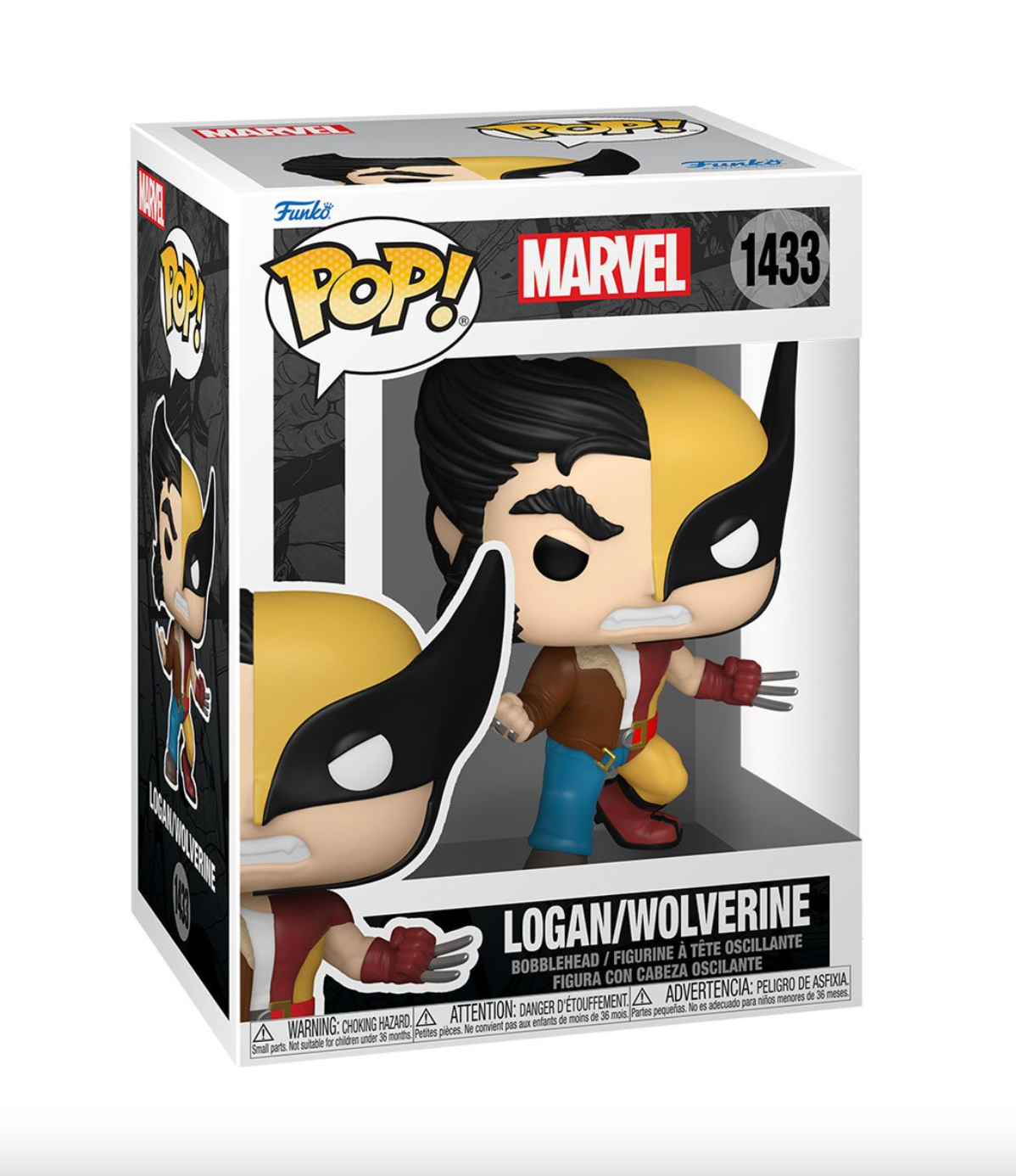 Marvel Comics: Split - Logan/Wolverine Pop! Vinyl Figure (1433)