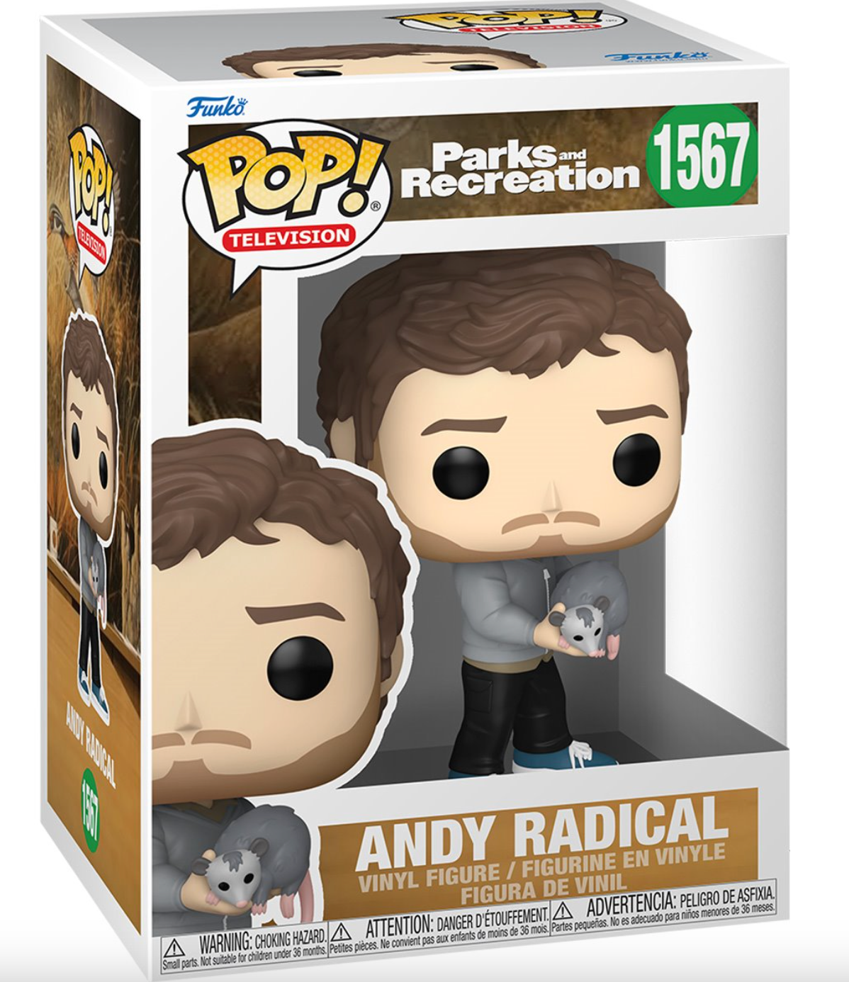 Parks and Recreation: Andy Radical Pop! Vinyl Figure (1567)