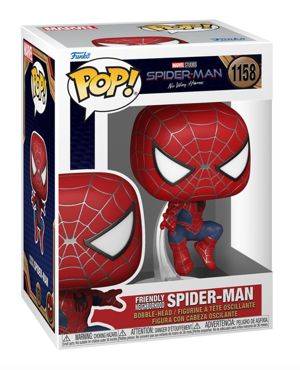 Spider-Man No Way Home: Friendly Neighborhood Spider-Man Pop! Vinyl Figure (1158)