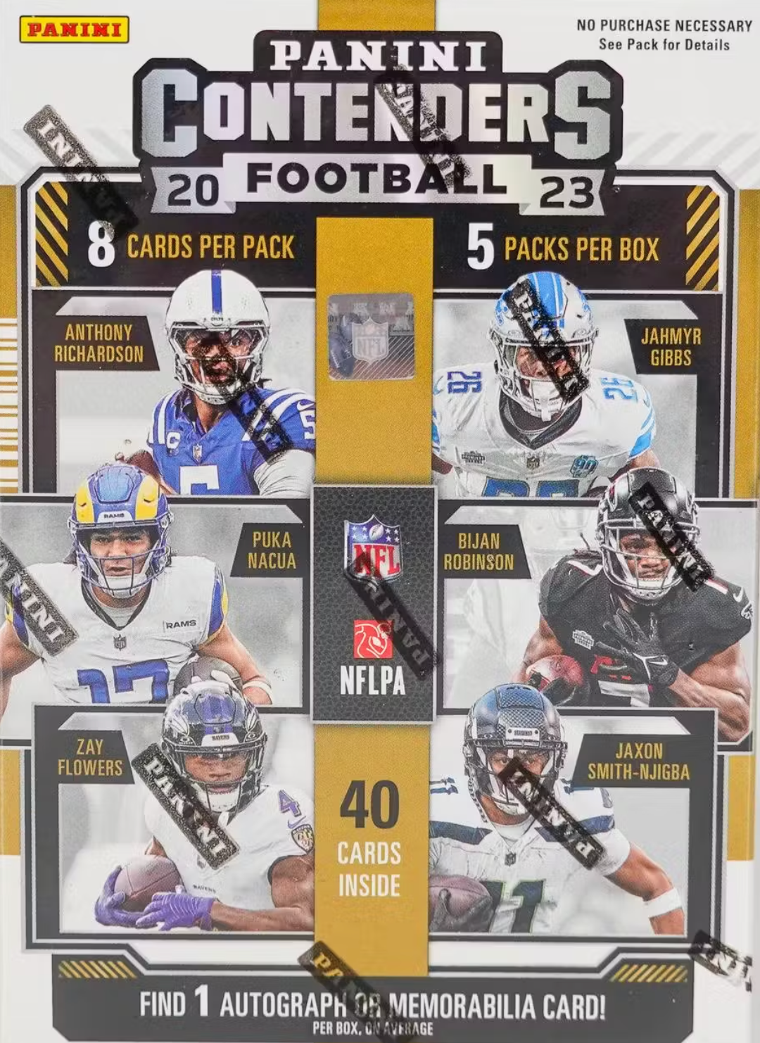 2023 Panini Contenders Football 5-Pack Blaster Box