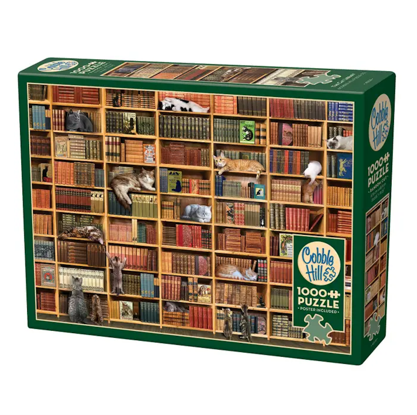 The Cat Library (1000 pc puzzle)