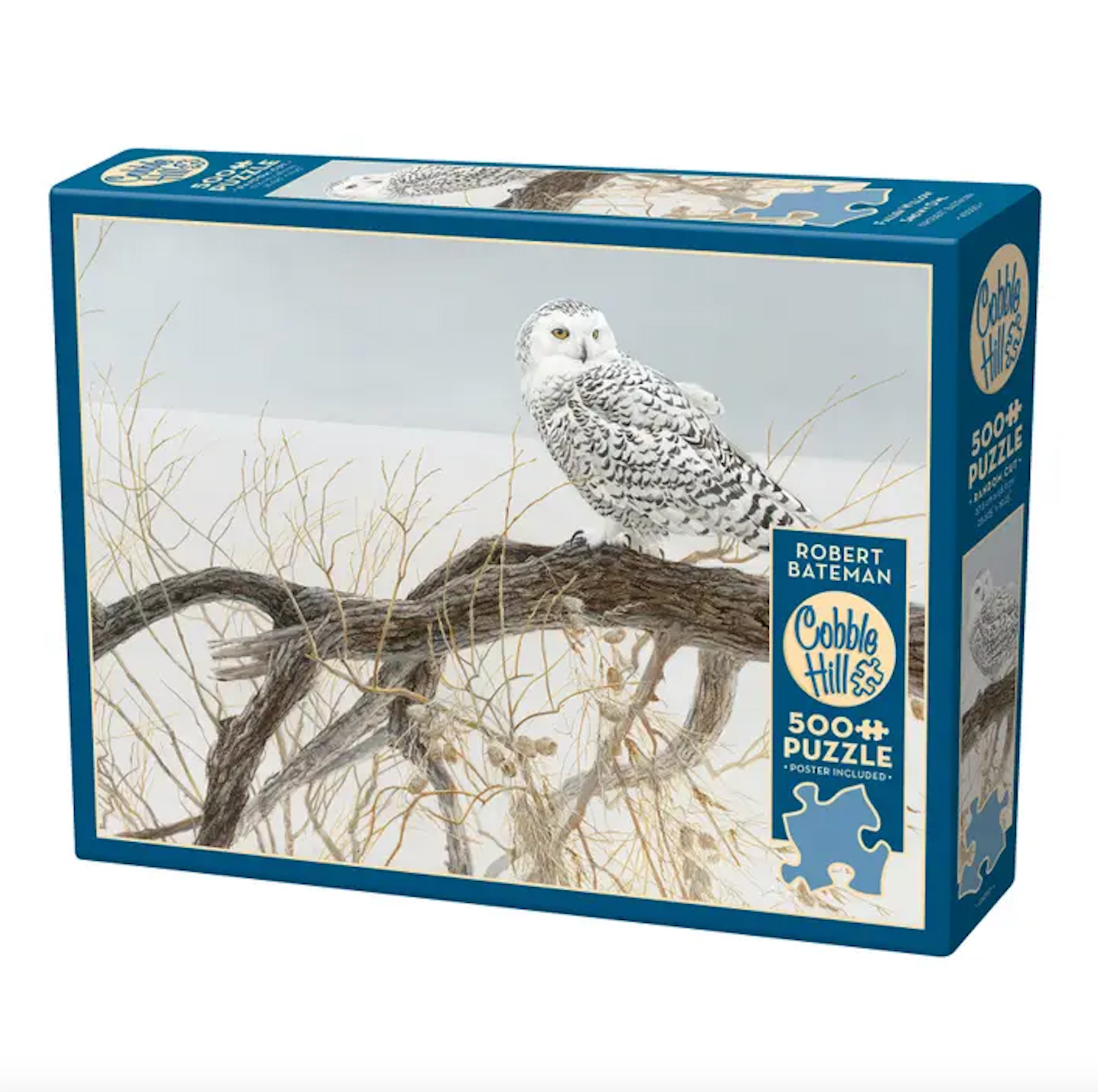 Fallen Willow - Snowy Owl (500 pc puzzle)