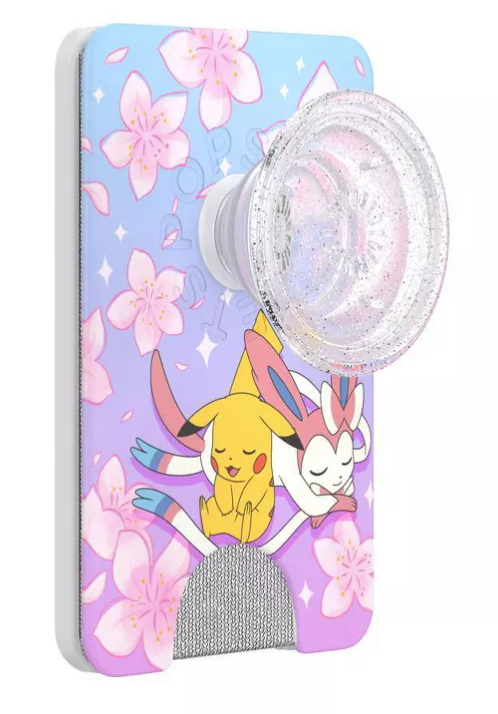 PopSockets: Magnetic Phone Wallet+ Pokemon - Translucent Sakura Dreams
