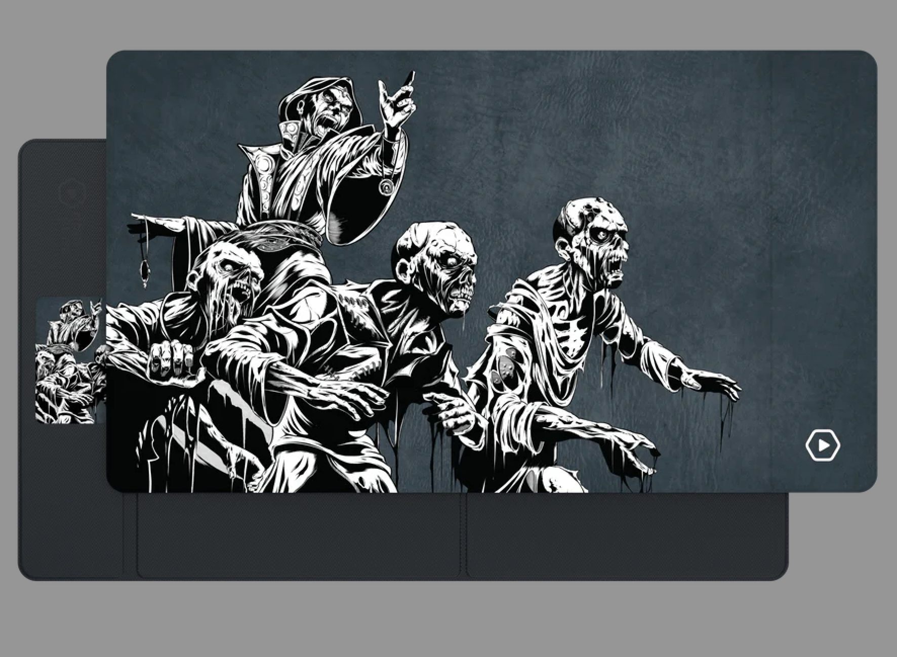 Heavy Play: ETB Playmat - Art Masters
