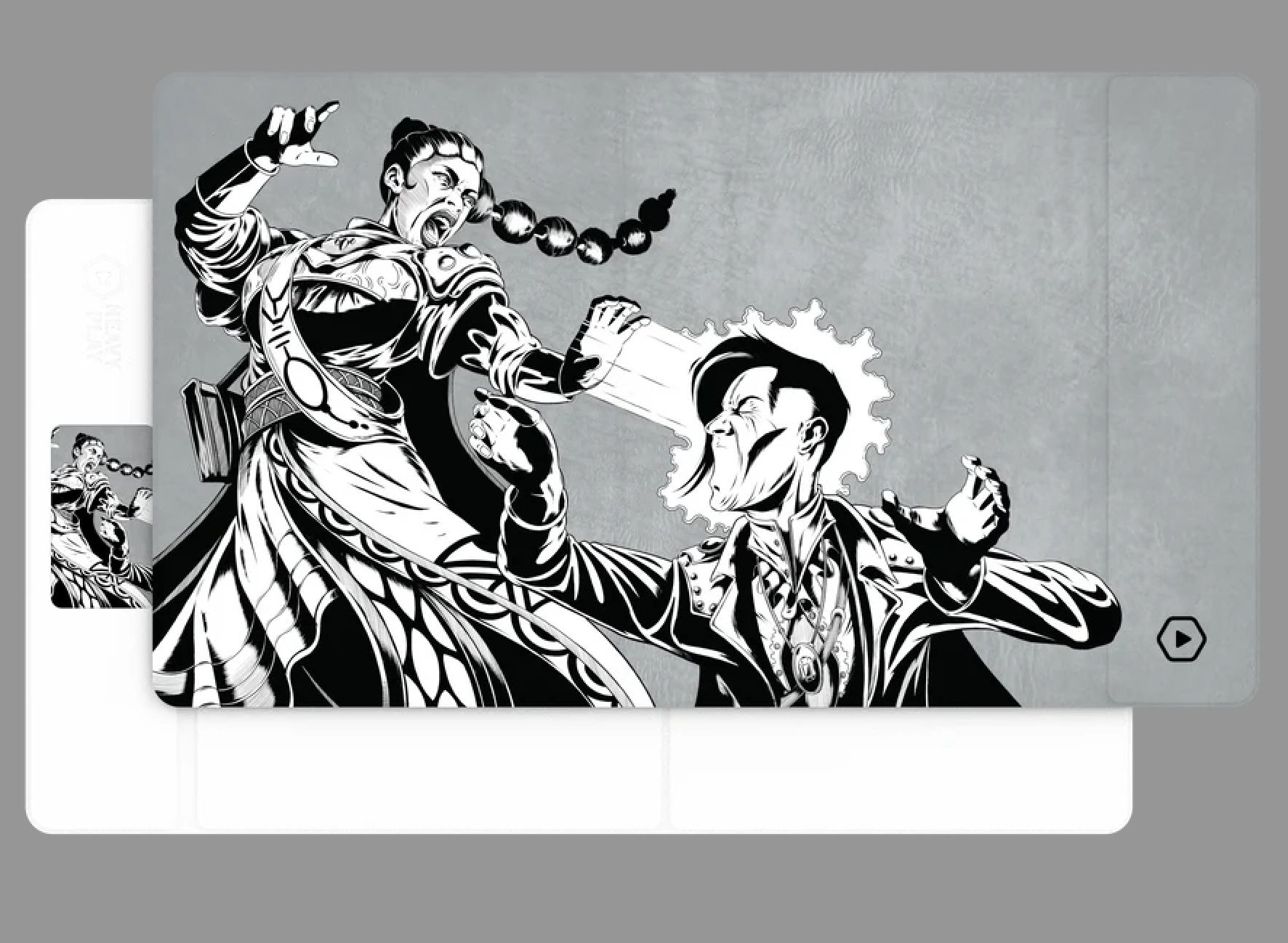 Heavy Play: ETB Playmat - Art Masters