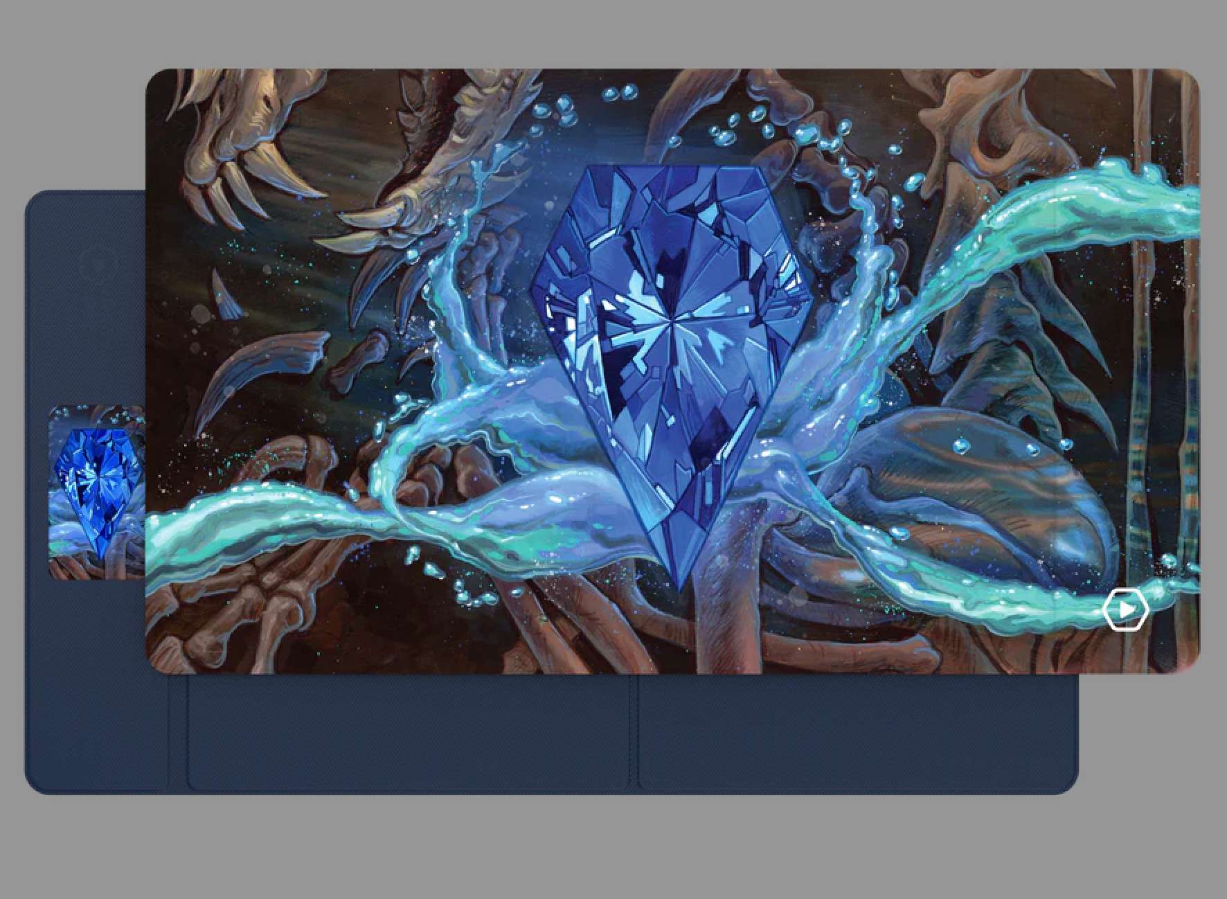 Heavy Play: ETB Playmat - Art Masters