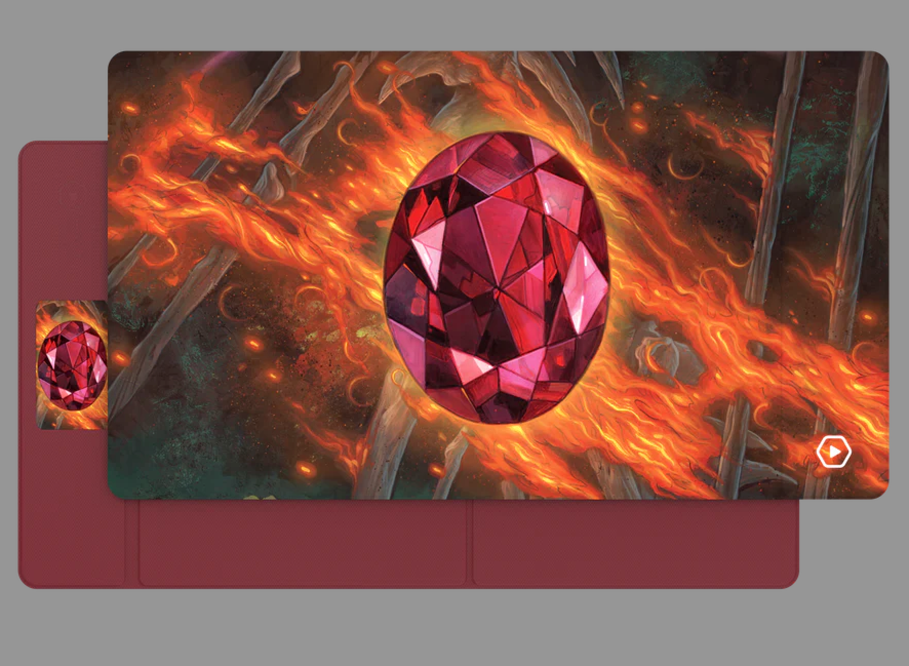 Heavy Play: ETB Playmat - Art Masters