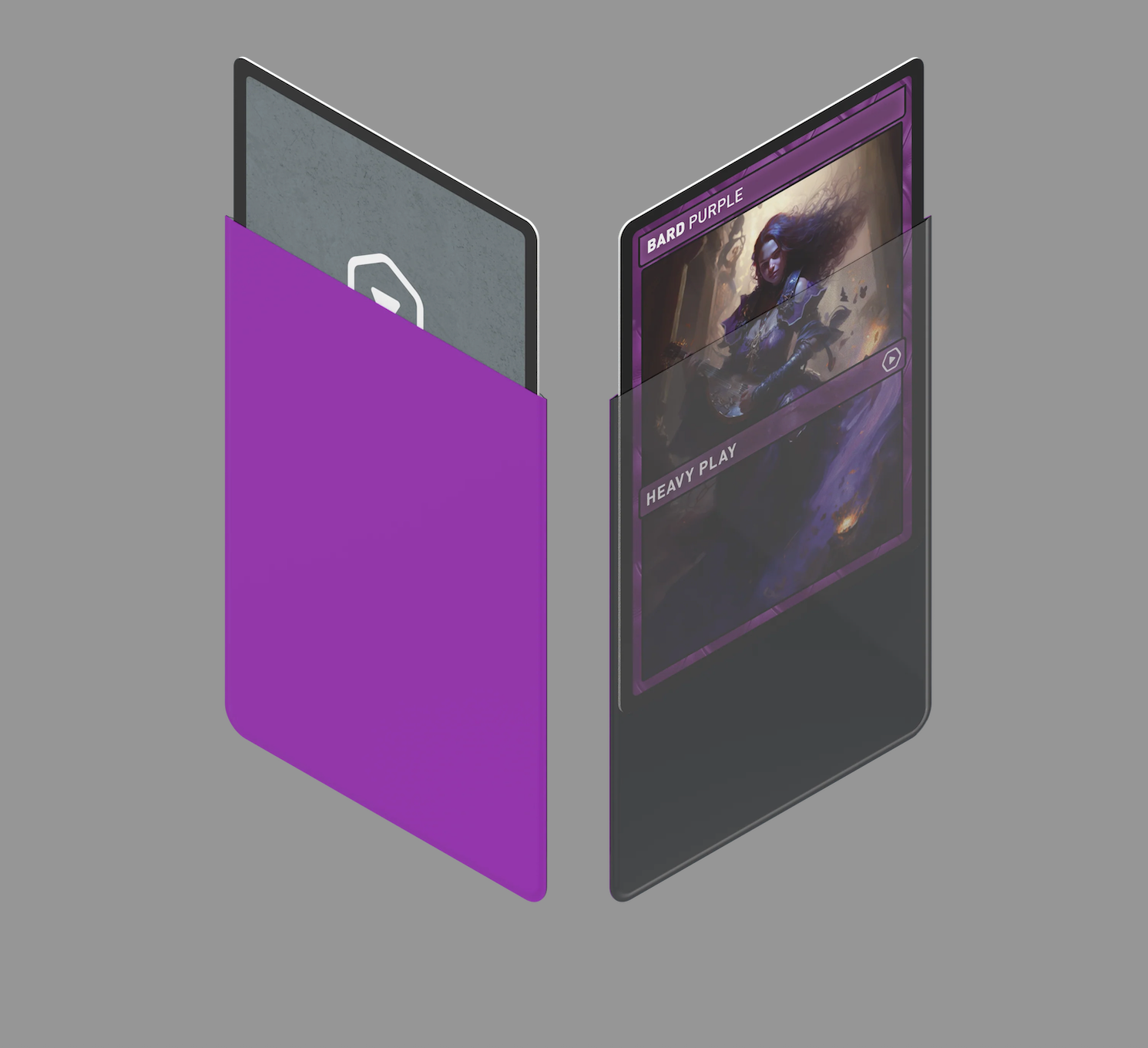 Heavy Play: Curv Sleeves - Standard (100 Count) - Bard Purple Heavy Play: Curv Sleeves - Standard (100 Count) - Bard Purple