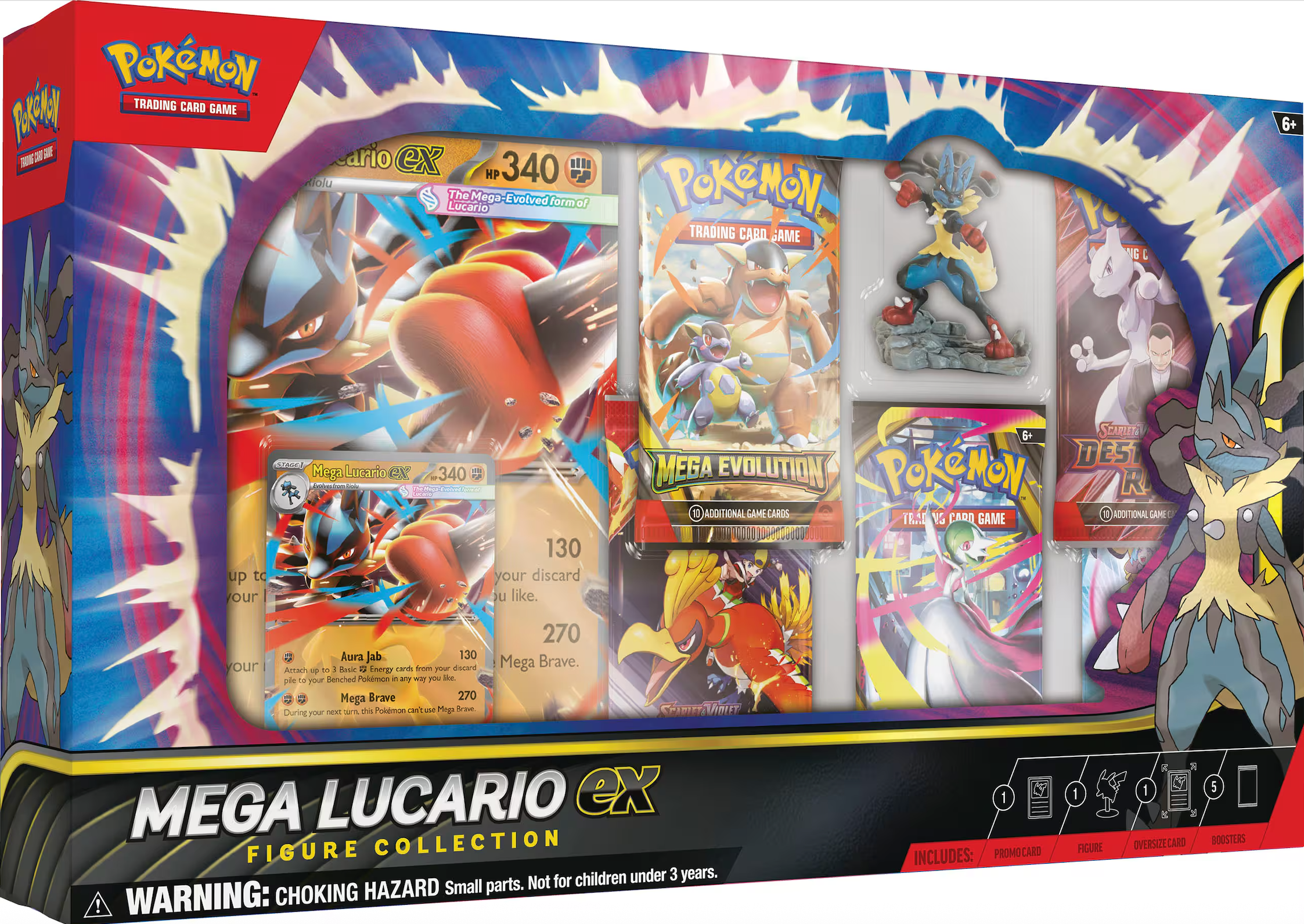 Pokémon TCG: Mega Lucario ex Figure Collection
