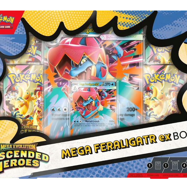 Pokemon Mega Evolution Ascended Heroes Mega ex Box