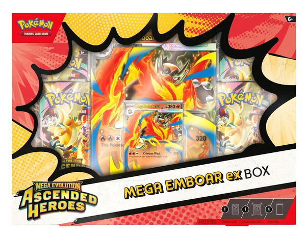 Pokemon Mega Evolution Ascended Heroes Mega ex Box