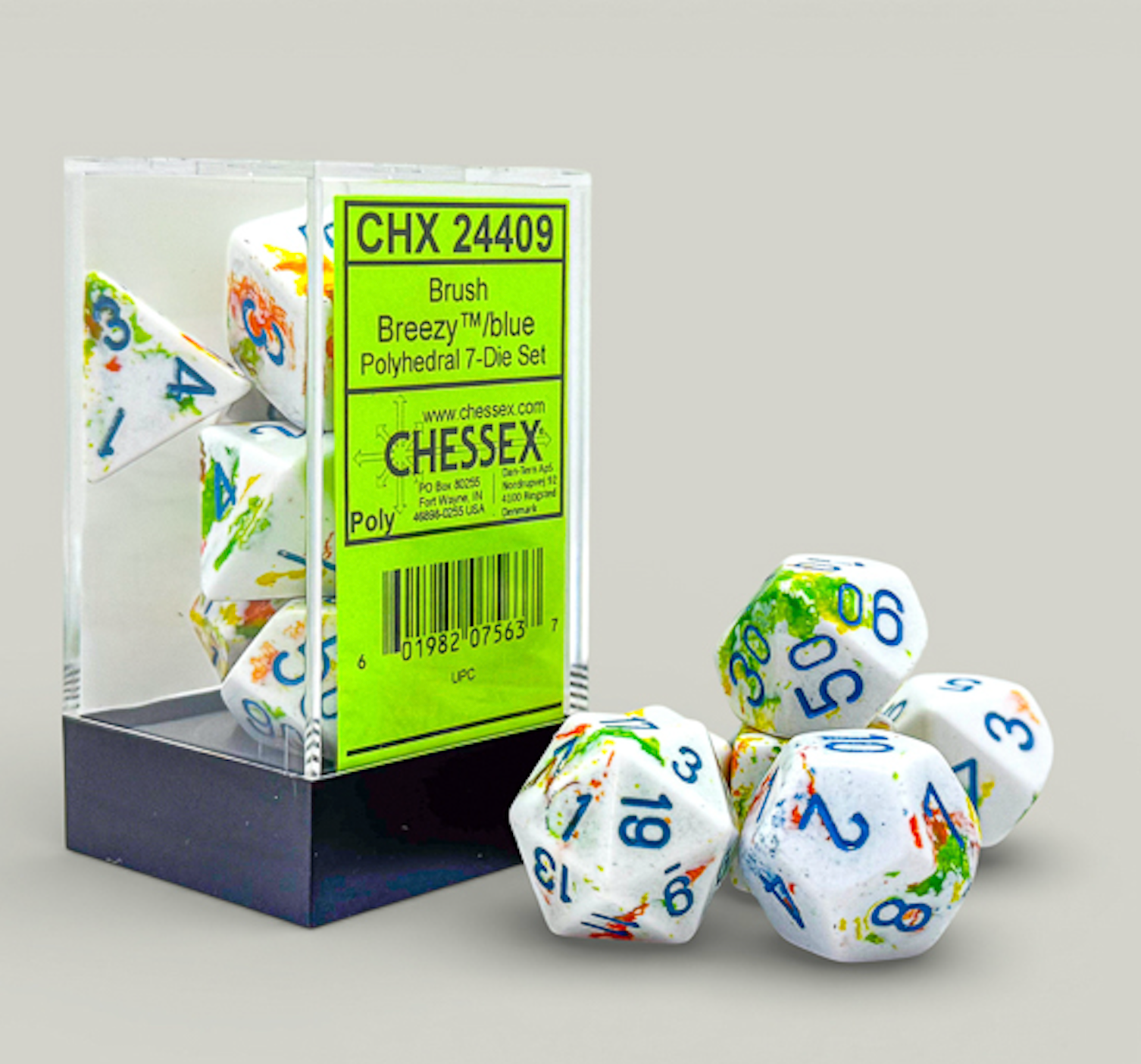 Chessex: Brush Polyhedral 7-Die Set