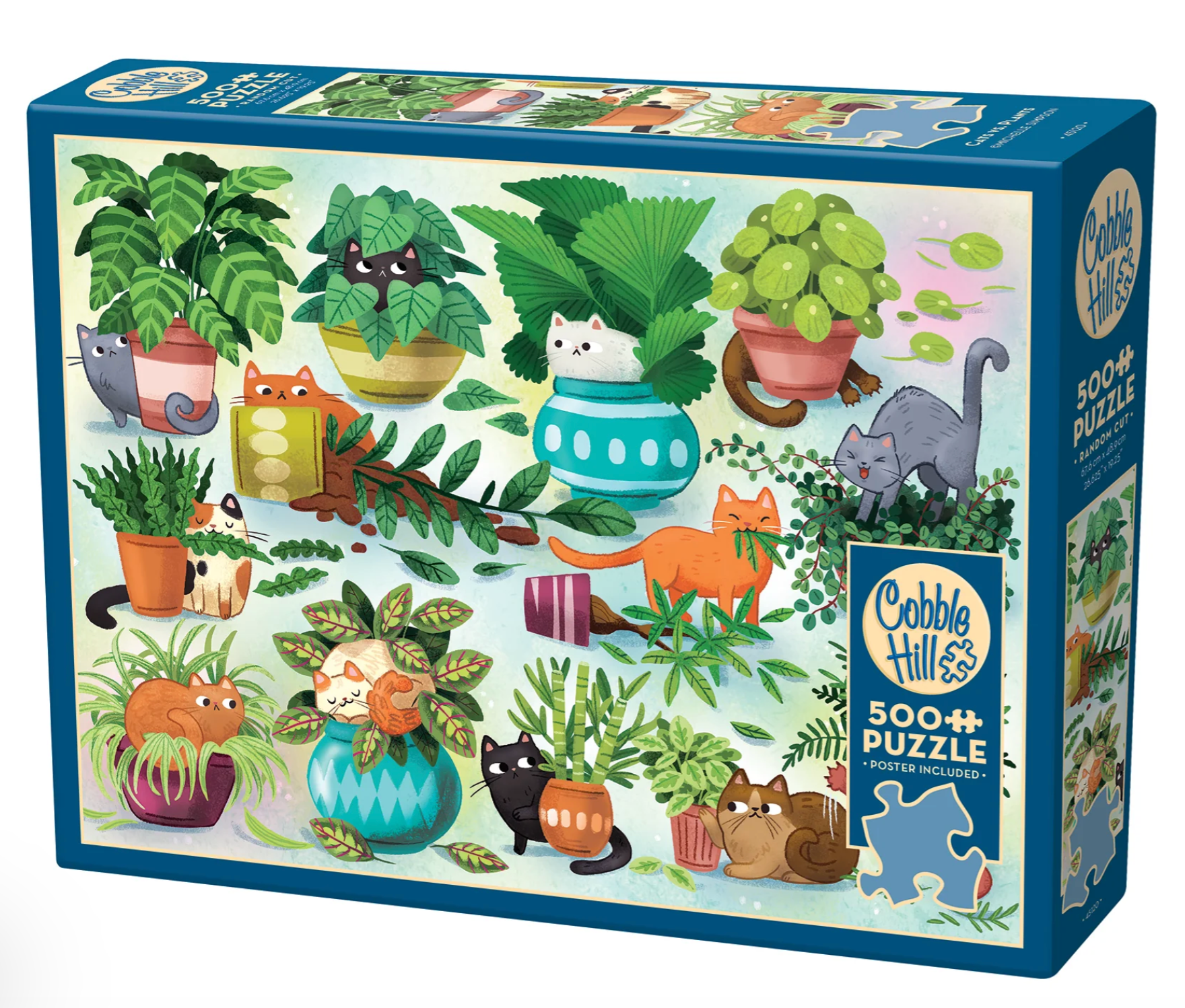 Cats vs. Plants (500 pc puzzle)