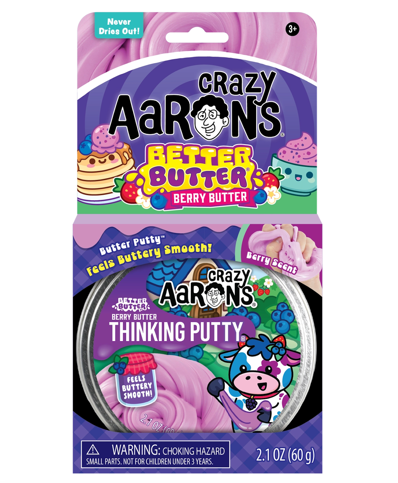 Crazy Aaron's Thinking Putty: Better Butter - Berry Butter