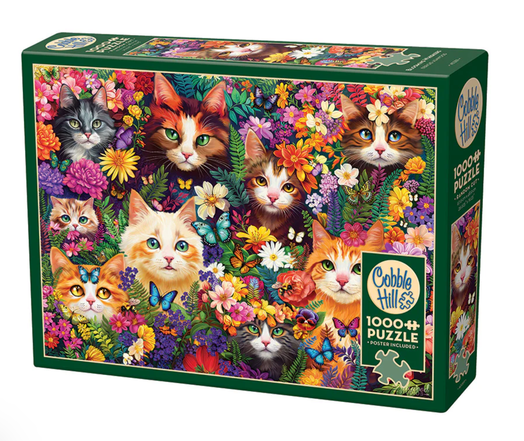 Blooming Whiskers (1000 pc puzzle)