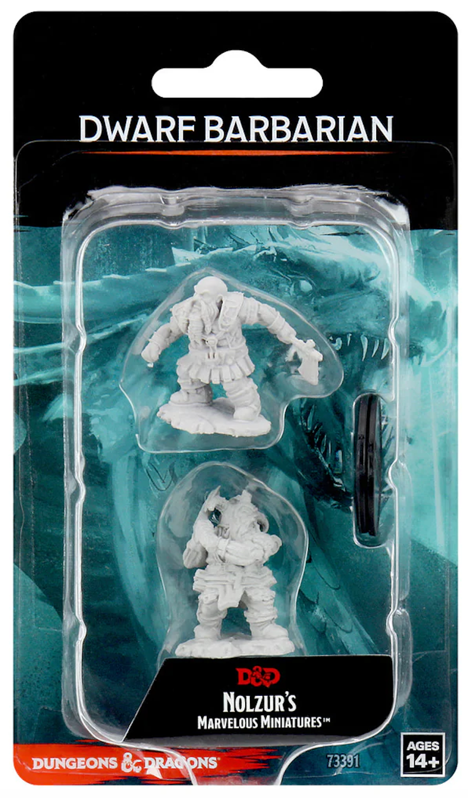 D&D Nolzur's Marvelous Miniatures: Dwarf Male Barbarian