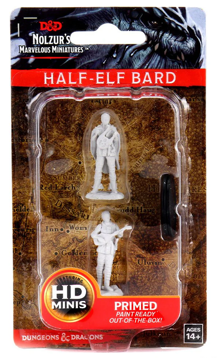 D&D Nolzur's Marvelous Miniatures: Half-Elf Female Bard