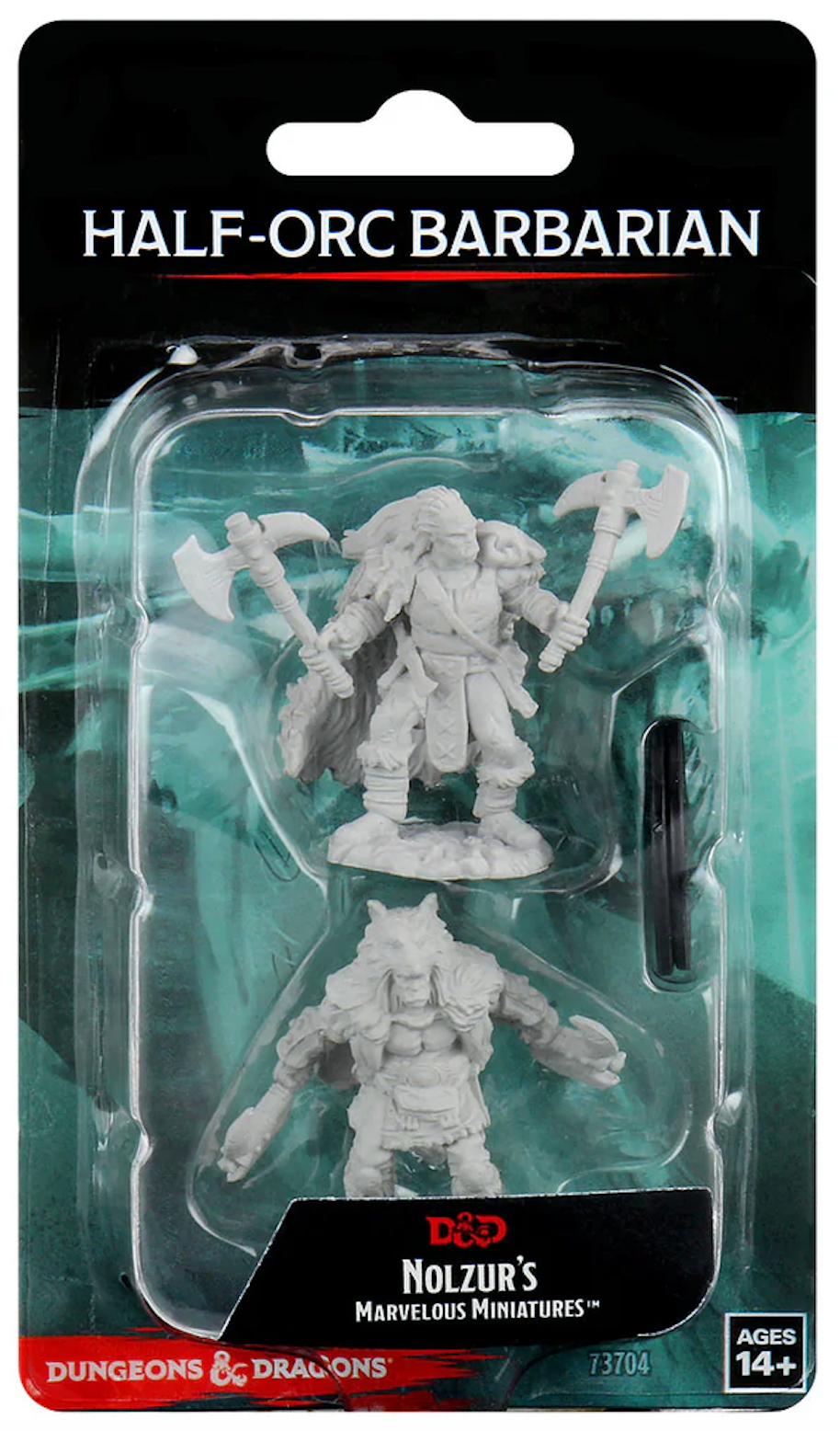 D&D Nolzur's Marvelous Miniatures: Half-Orc Male Barbarian