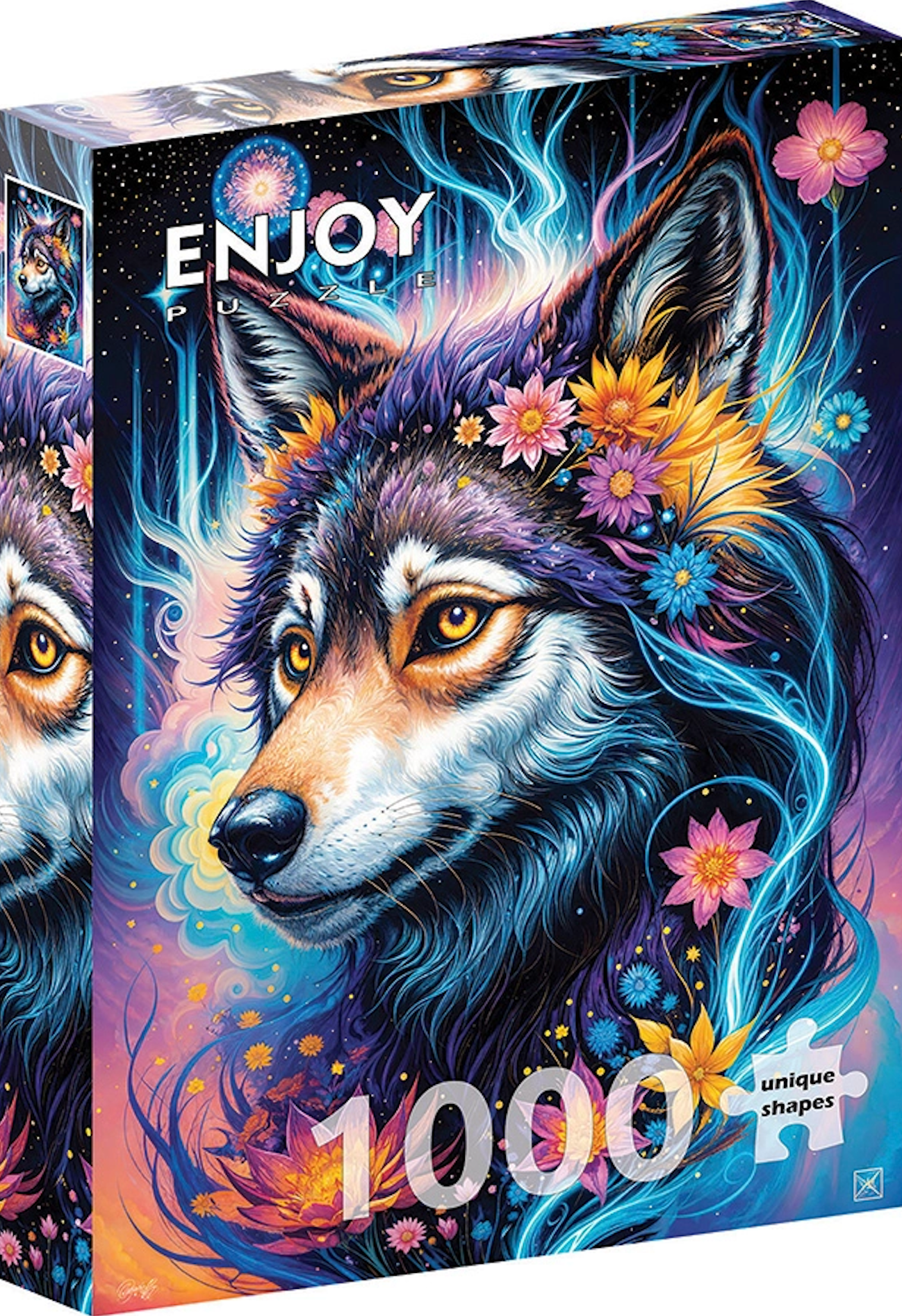 Magical Wolf Portrait (1000 pc puzzle)