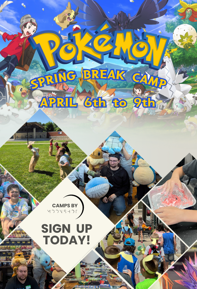 Pokemon Spring Break Camp Sign Up Today!