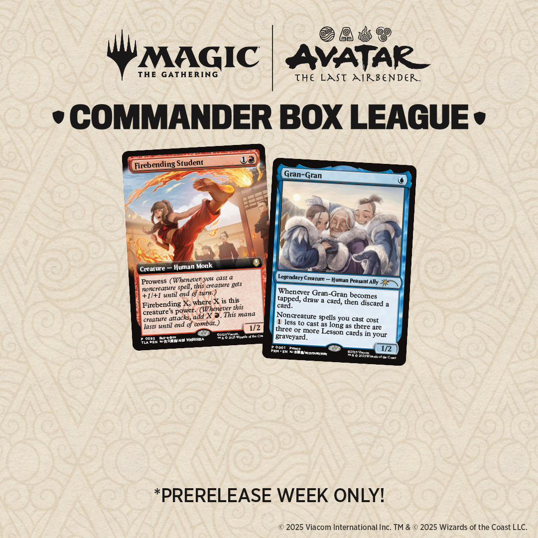 (Plainfield) Commander Box League: Avatar: The Last Airbender