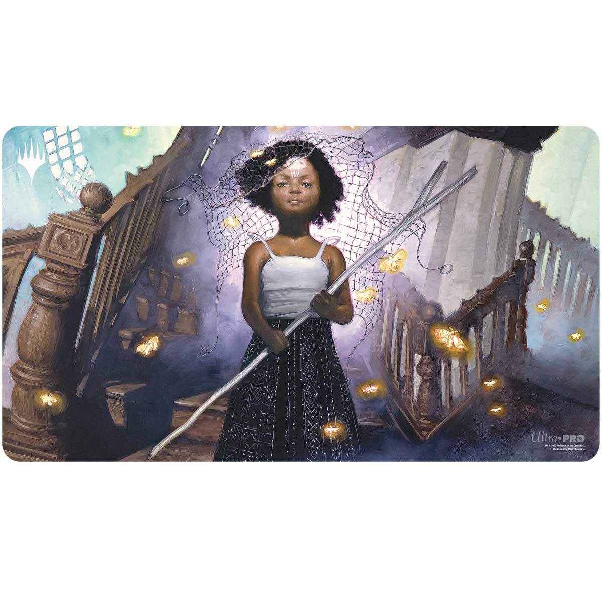 Magic the Gathering Playmat: Duskmourn - Aminatou, Veil Piercer (Commander)