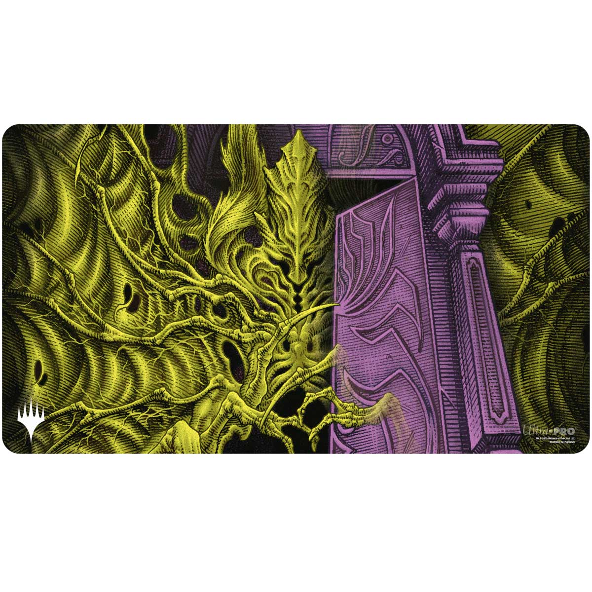 Magic the Gathering Playmat: Duskmourn - Valgavoth, Terror Eater (Double Exposure Alt)