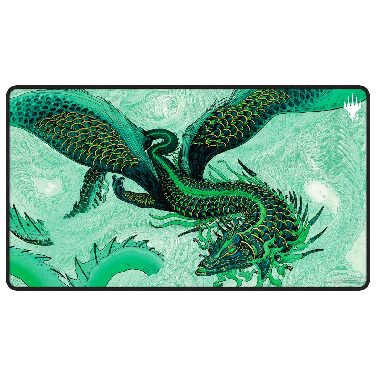 Magic the Gathering Stitched Playmat: Tarkir Dragonstorm - Teval, Arbiter of Virtue