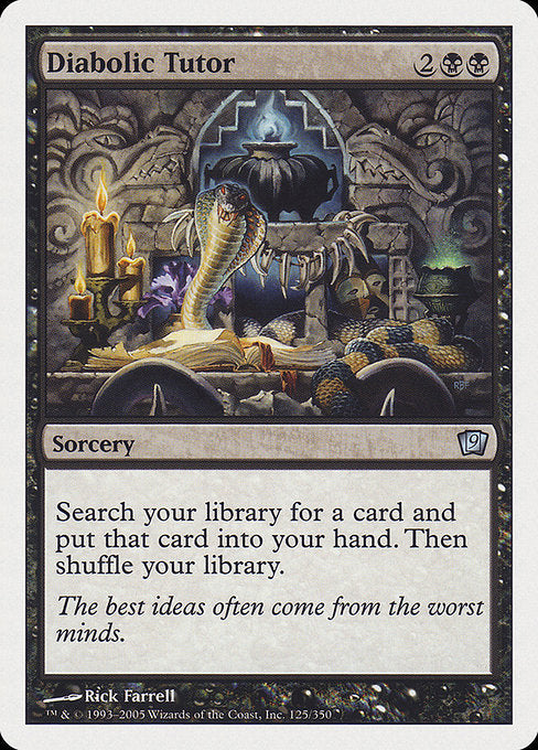 9ED: Diabolic Tutor