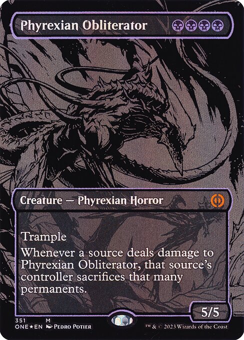 ONE: Phyrexian Obliterator (Oil Slick Raised Foil)