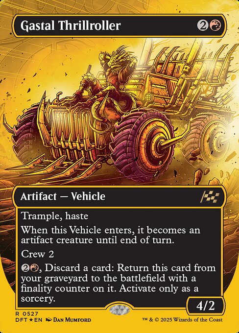 DFT: Gastal Thrillroller (Borderless) (First-Place Foil)