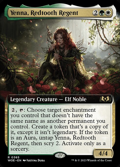 WOE: Yenna, Redtooth Regent (Extended Art) (Foil)