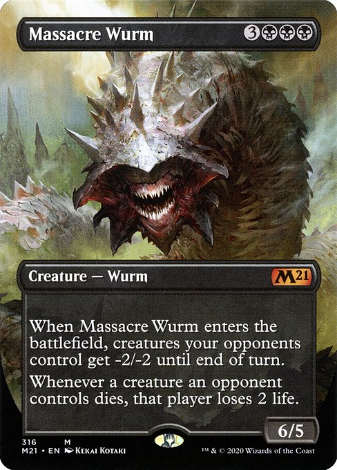 M21: Massacre Wurm (Alternate Art)