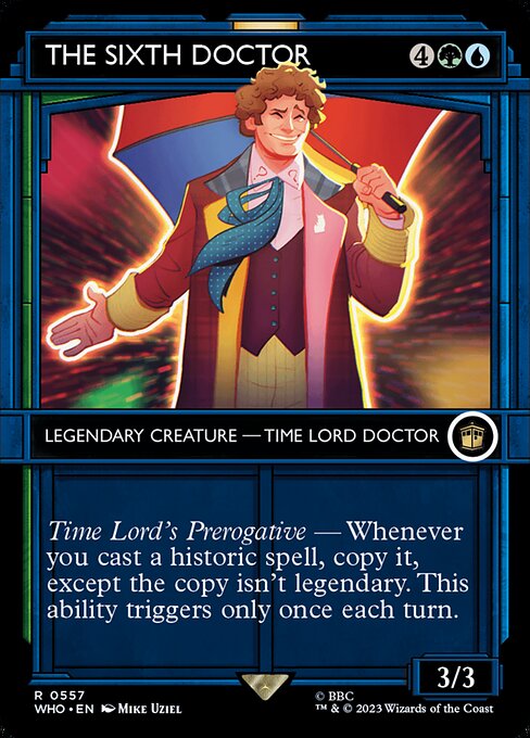 WHO: The Sixth Doctor (Showcase) (Foil)