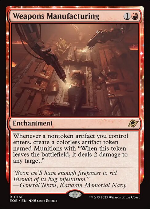 EOE: Weapons Manufacturing (Foil)