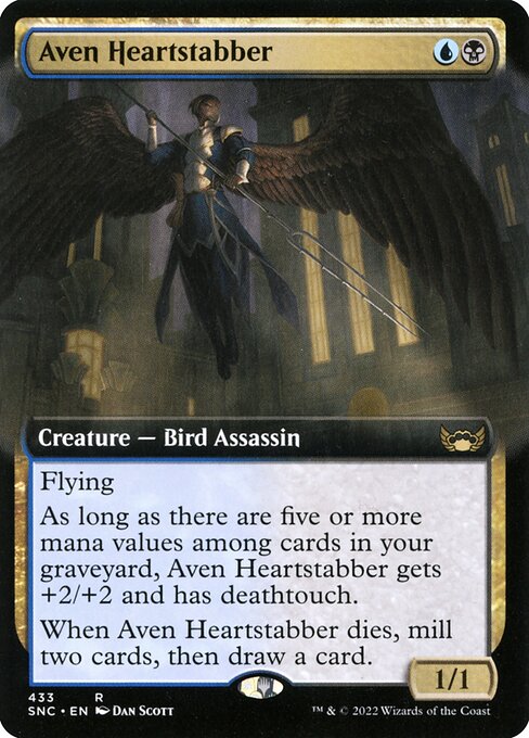 SNC: Aven Heartstabber (Extended Art) (Foil)